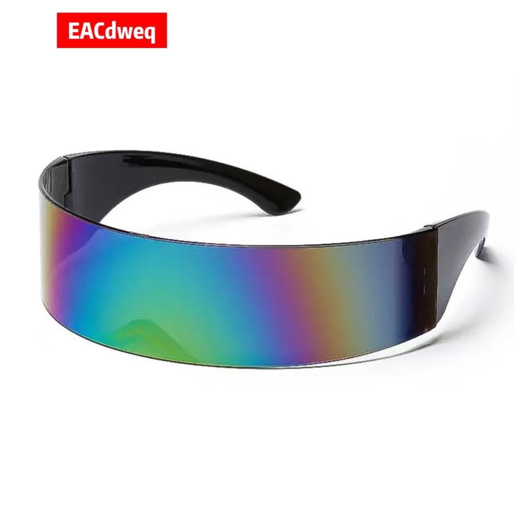 Women'S Fashion Visor - Lunettes de soleil Y2K futuristes à