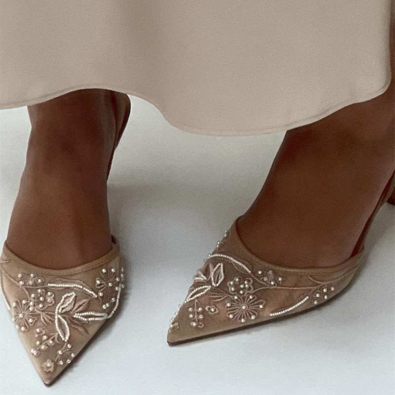Women'S Fashion Brands - Été et automne pointu talon fin
