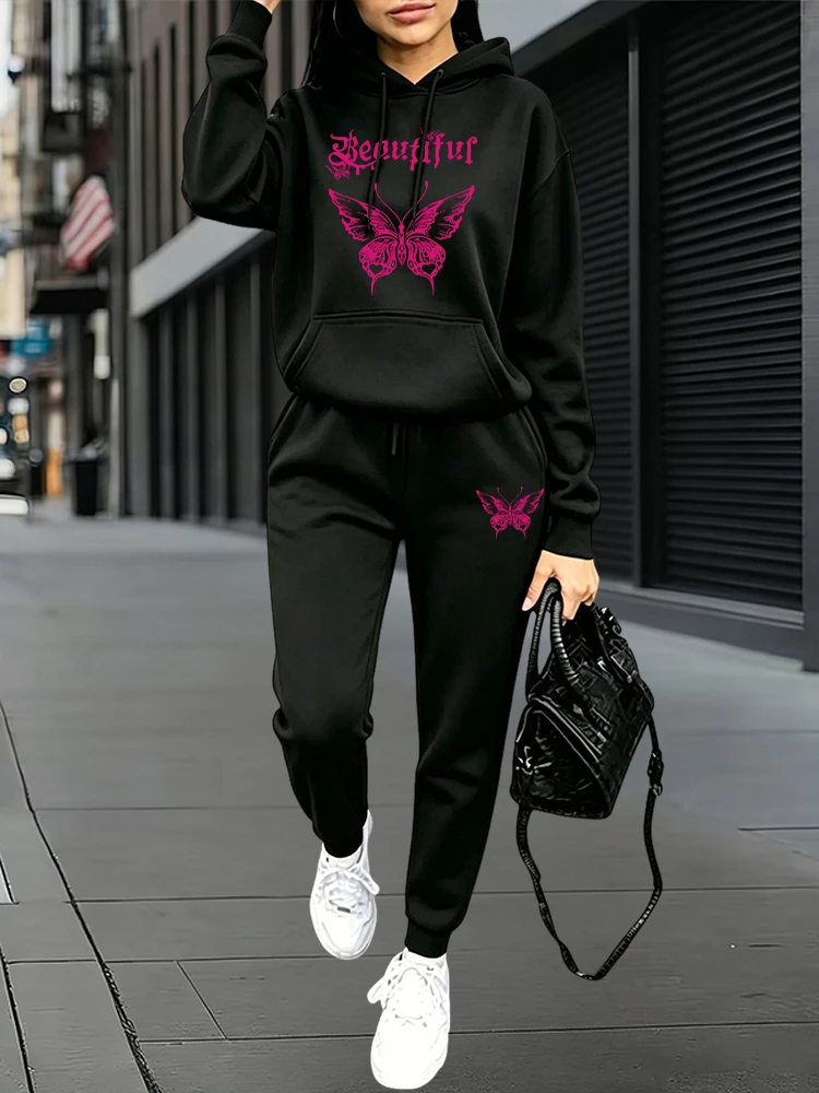 Women'S Fashion Winter 2026 - Ensemble de survêtement décontracté pour femme,