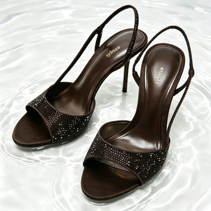 Women'S Fashion Brands - Sandales à talons aiguilles pour femme,