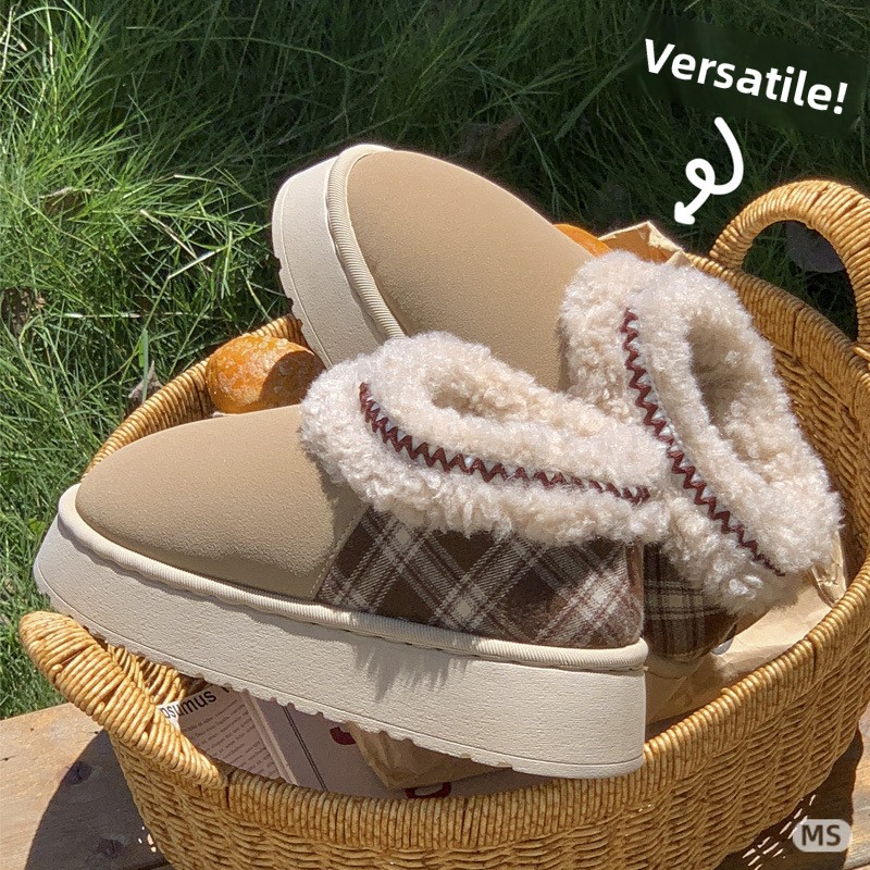 Women'S Fashion Winter 2026 - Chaussons moelleux plateforme 2026 pour femmes/hommes