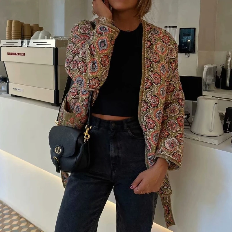 Women'S Fashion Quilted Jacket - Nouvelle Veste Matelassée Femme Tendance à