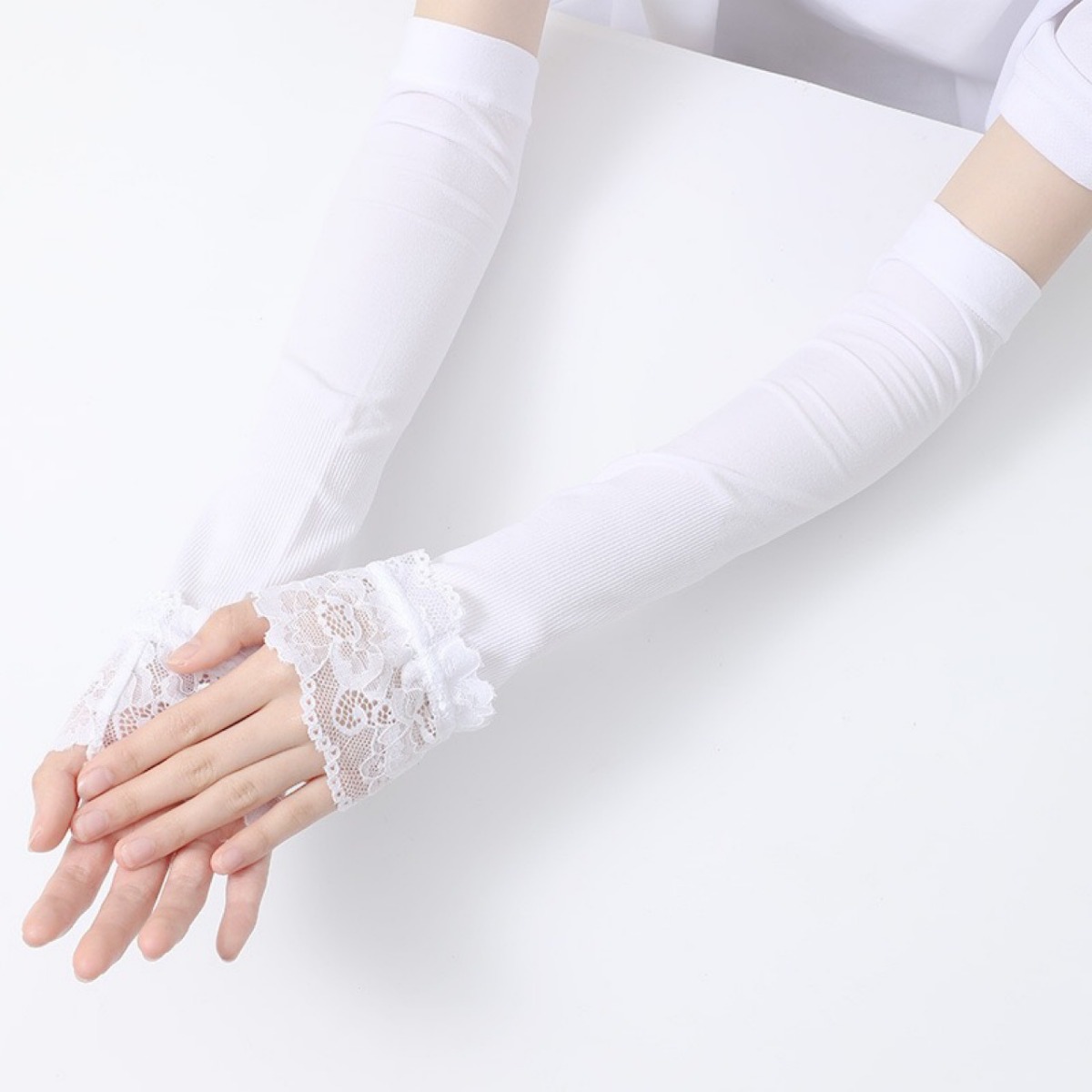 Women'S Fashion Gloves - Manchettes longues élastiques pour femmes, gants