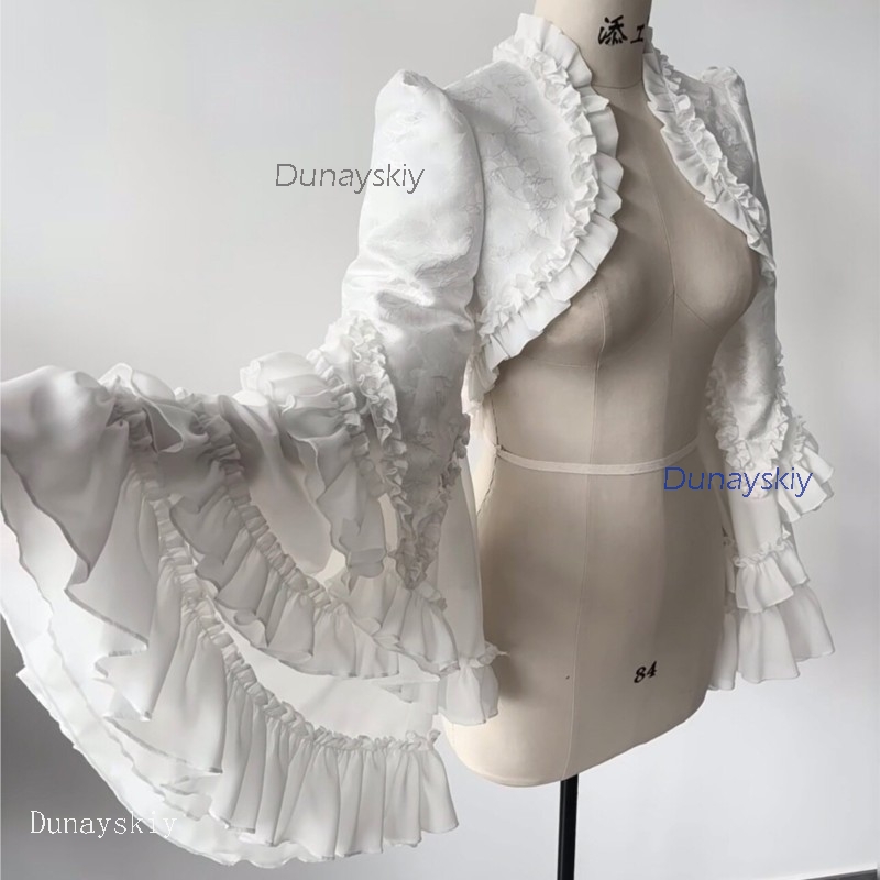 Puff Sleeve Blouse - Ensemble de superposition Gothique Vampire Lolita