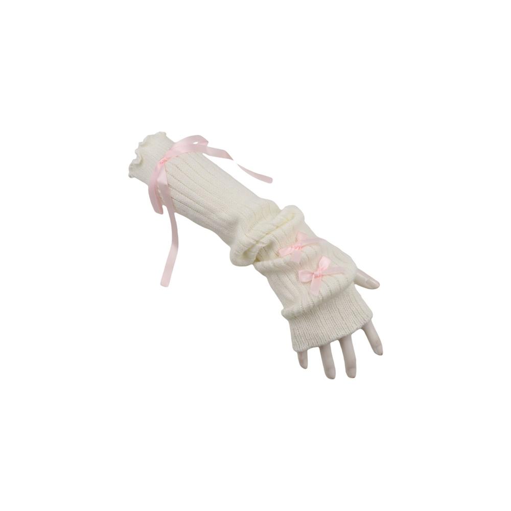 Women'S Fashion Gloves - Manchons de bras tricotés élastiques, Streetwear,