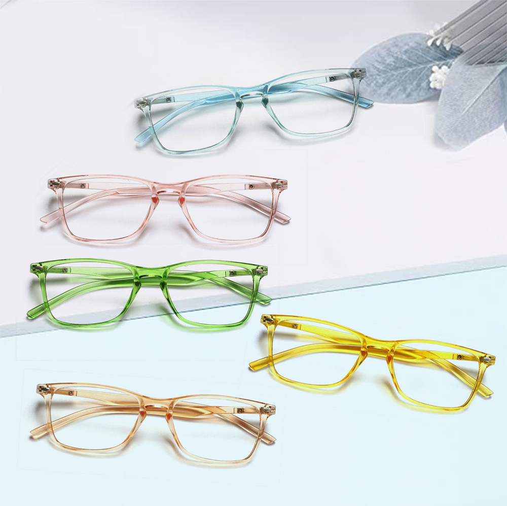 Women'S Fashion Glasses With Clear Lenses - Lunettes de lecture à montures rectangulaires