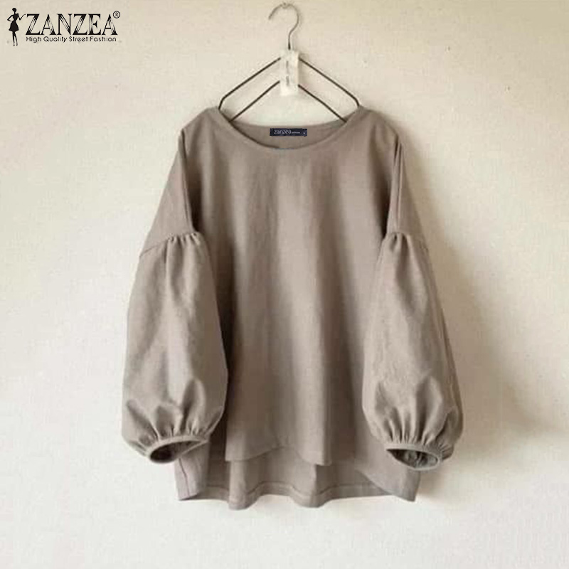 Puff Sleeve Blouse - ZANZEA – chemisiers décontractés pour femmes,