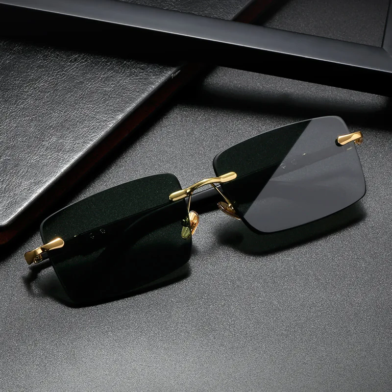 Women'S Fashion Eyeglasses - Lunettes de soleil rectangulaires tendance pour