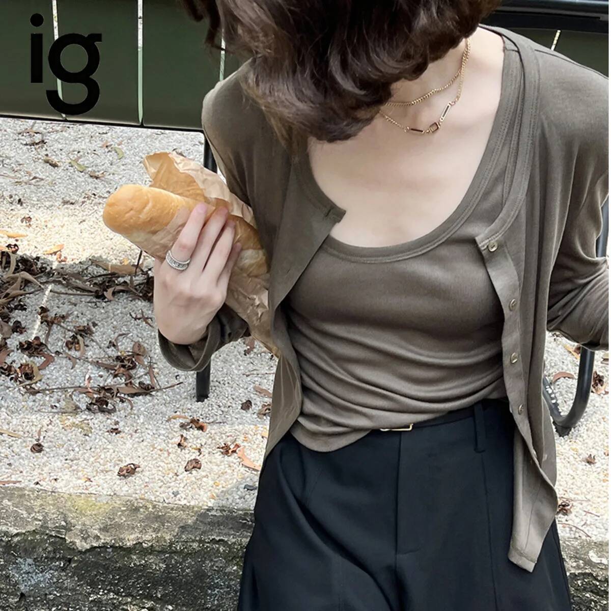 Crop Top Women - Ensemble 2 pièces décontracté pour femme