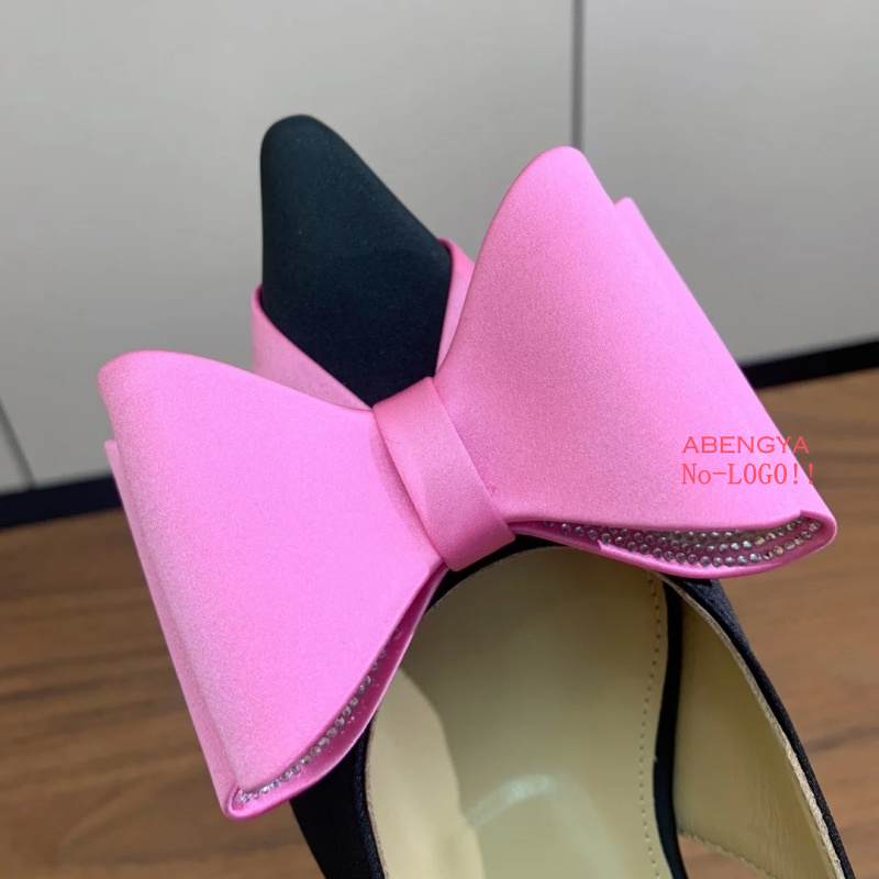 Women Fashion Designers - Designer Sexy soie rose talons bas