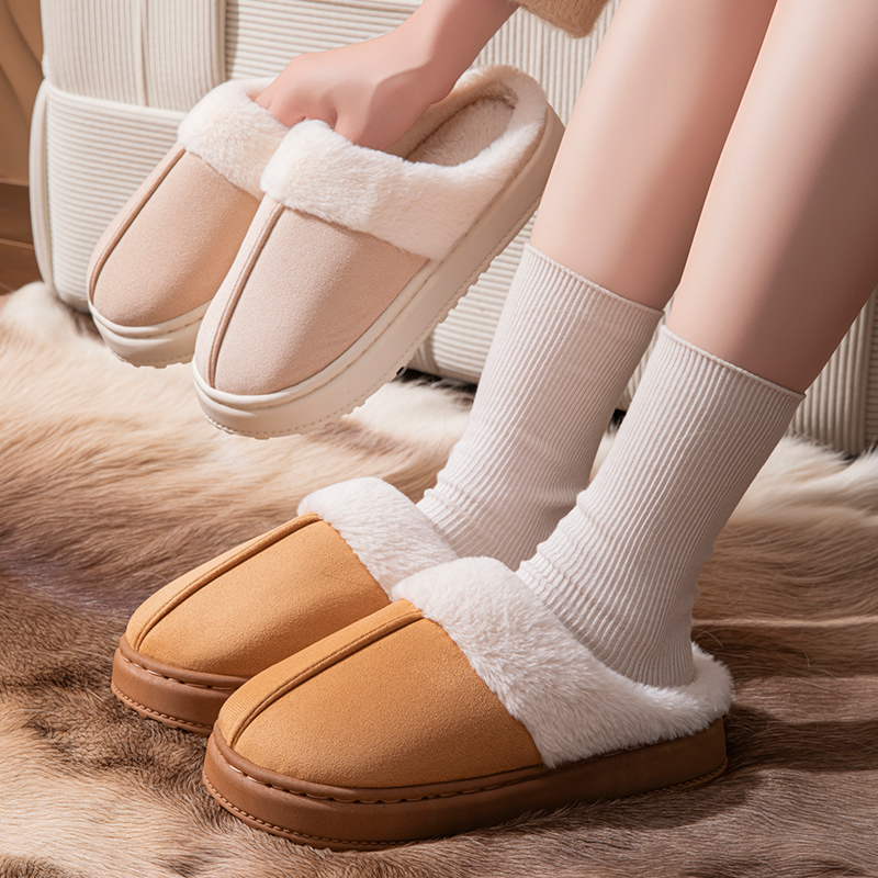 Women'S Fashion Winter 2026 - Chaussons d'hiver en fausse fourrure suédée