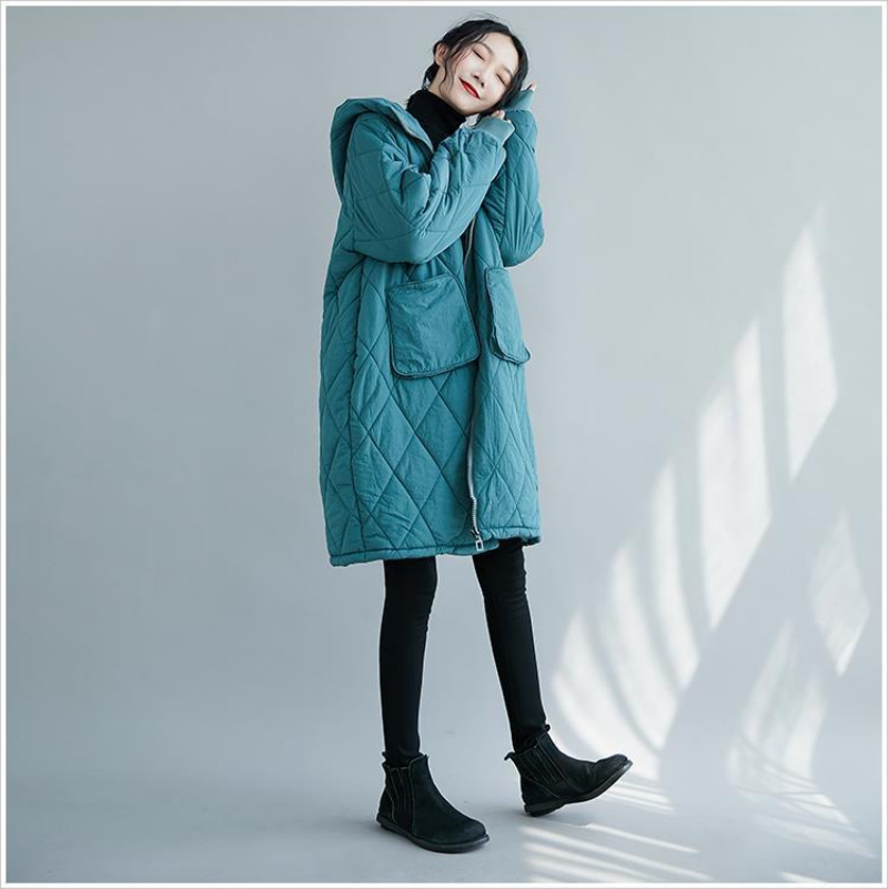 Women'S Fashion Quilted Jacket - Manteau matelassé long pour femme 2026,