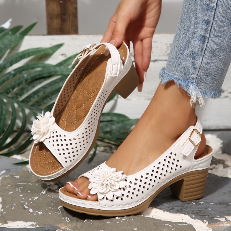 Sandales à talons épais pour f - Women Fashion Store avis et prix