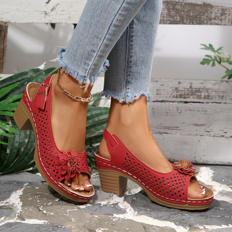 Sandales à talons épais pour f - Women Fashion Store avis et prix