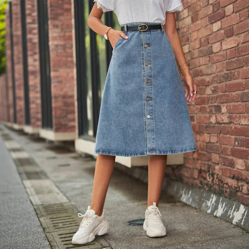 Jupe midi polyvalente aminciss - A-Line Skirt Midi avis et prix