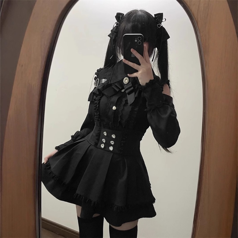 Ensemble de tenue Jirai Kei po - Women'S Y2K Fashion Aesthetic avis et prix