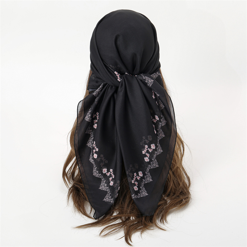 Nouveau foulard Hijab carré mu - Women'S Fashion Visor avis et prix