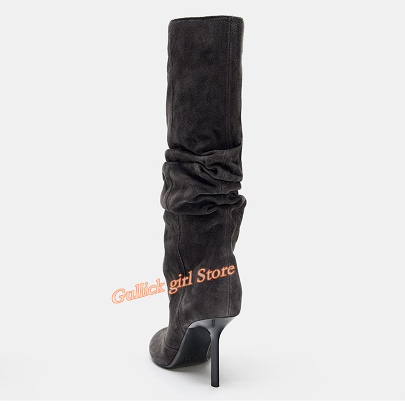 Bottines en daim à bout rond,  - Women'S Fashion Winter 2026 avis et prix