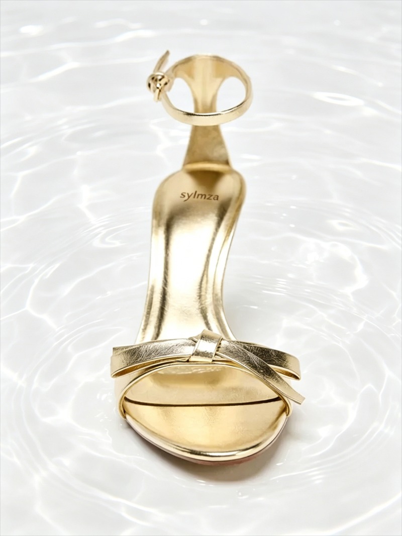 Élégant Golden Bow marque sand - Women'S Fashion Brands avis et prix