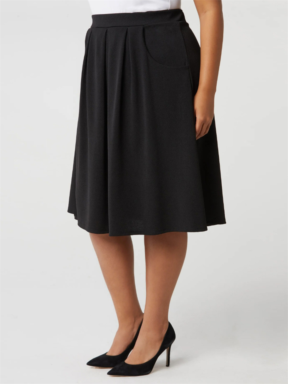 GIBSIE grande taille couleur u - A-Line Skirt Midi avis et prix