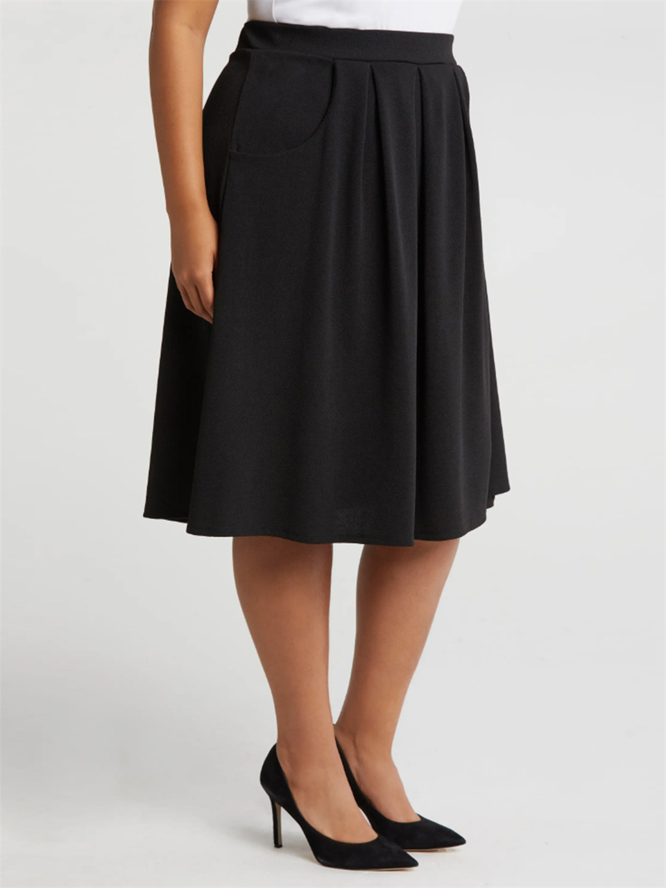 GIBSIE grande taille couleur u - A-Line Skirt Midi avis et prix