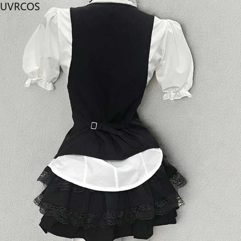 Ensemble 3 pièces Style Lolita - Puff Sleeve Blouse avis et prix