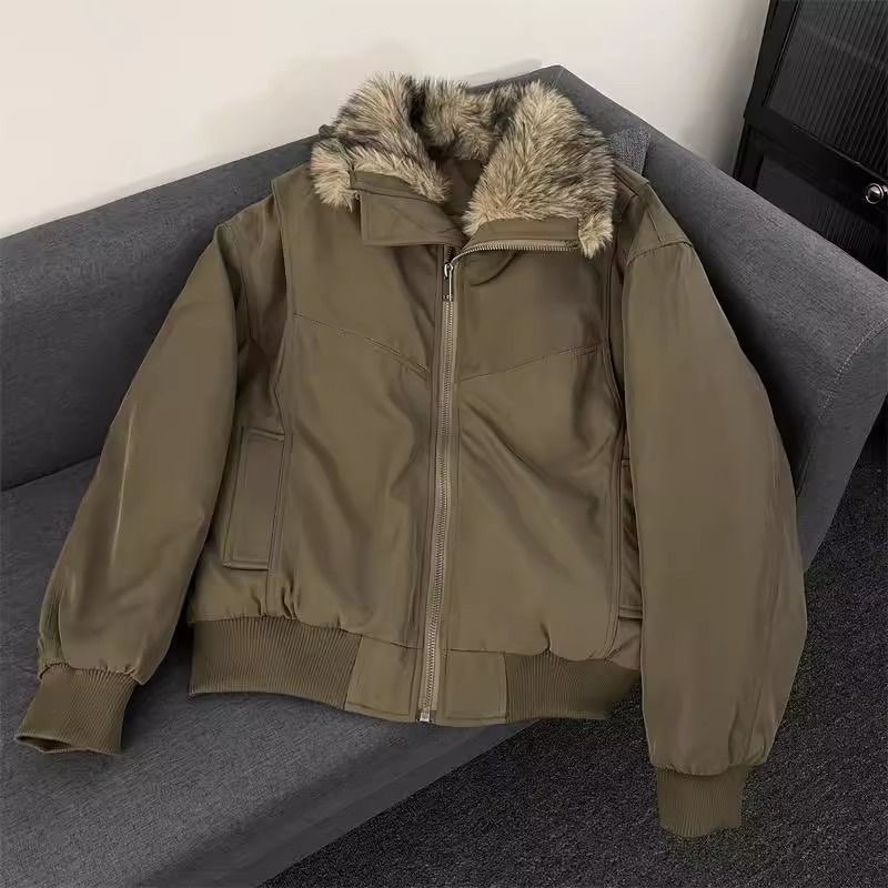 Veste en coton à fermeture écl - Women'S Fashion Quilted Jacket avis et prix