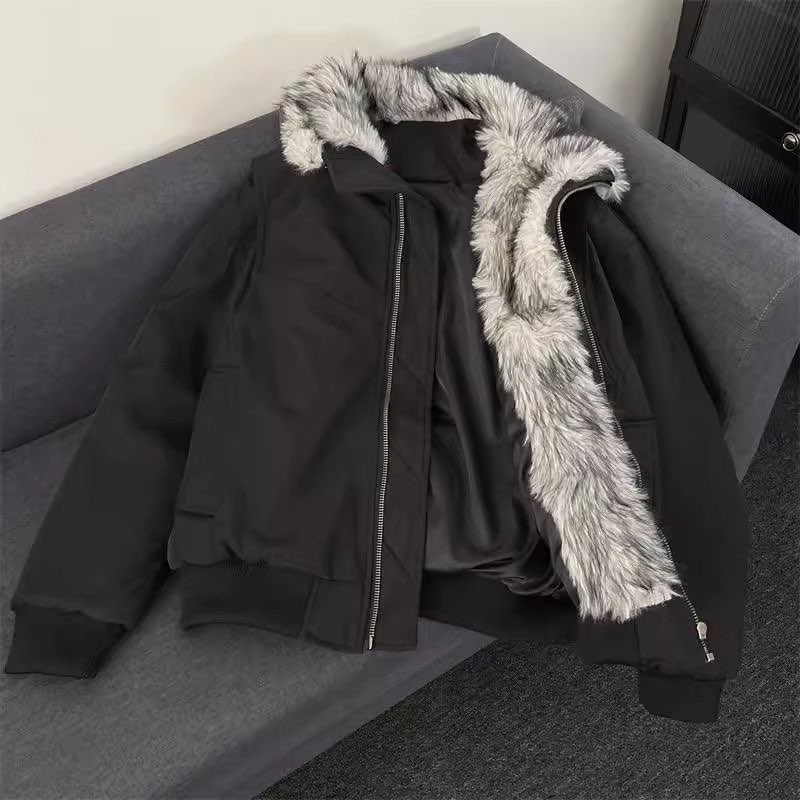 Veste en coton à fermeture écl - Women'S Fashion Quilted Jacket avis et prix