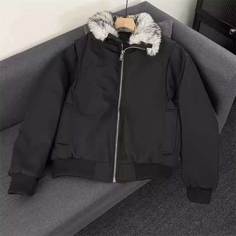 Veste en coton à fermeture écl - Women'S Fashion Quilted Jacket avis et prix