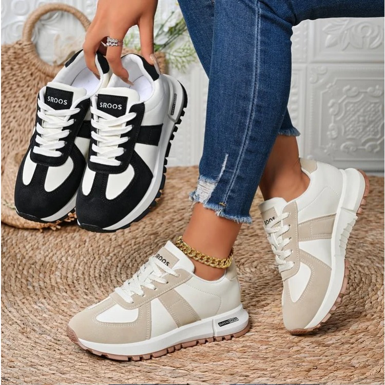 Baskets rayées légères pour fe - Women'S Yellow Fashion Sneakers avis et prix