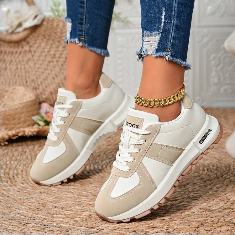 Baskets rayées légères pour fe - Women'S Yellow Fashion Sneakers avis et prix
