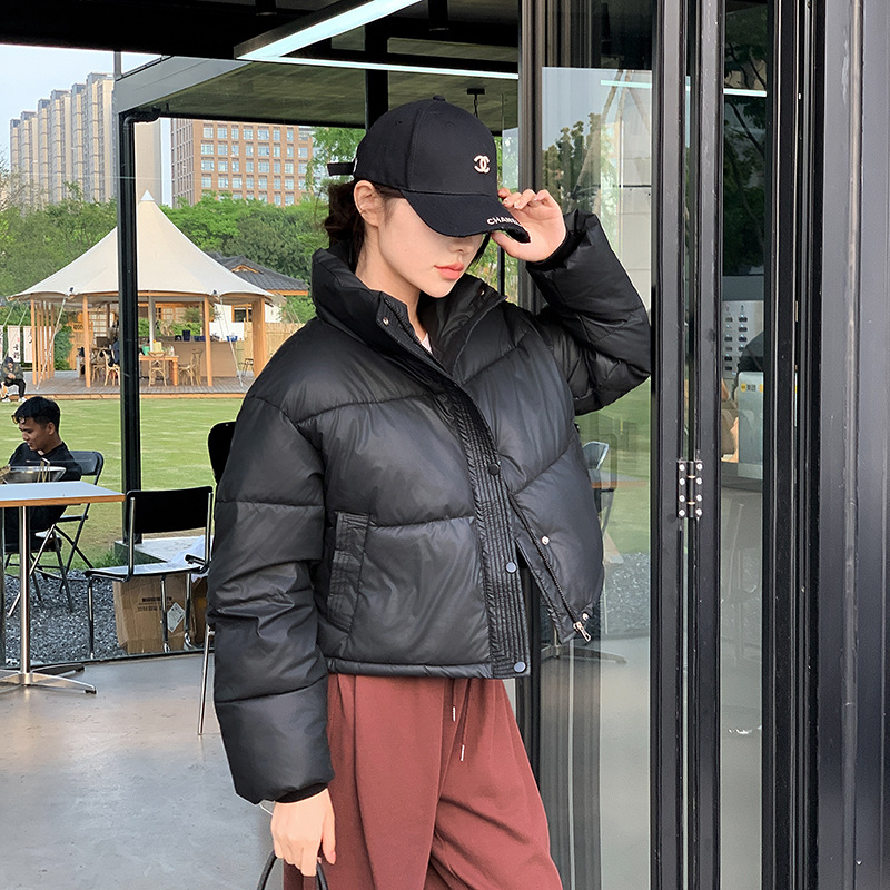 Veste matelassurera zippée à c - Women'S Fashion Quilted Jacket avis et prix