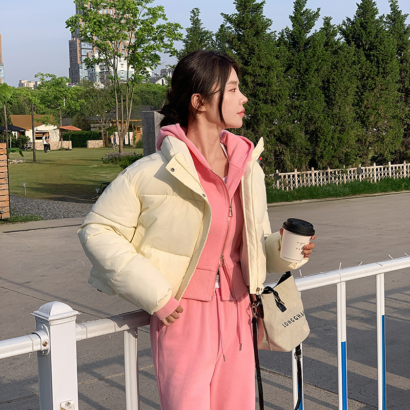 Veste matelassurera zippée à c - Women'S Fashion Quilted Jacket avis et prix