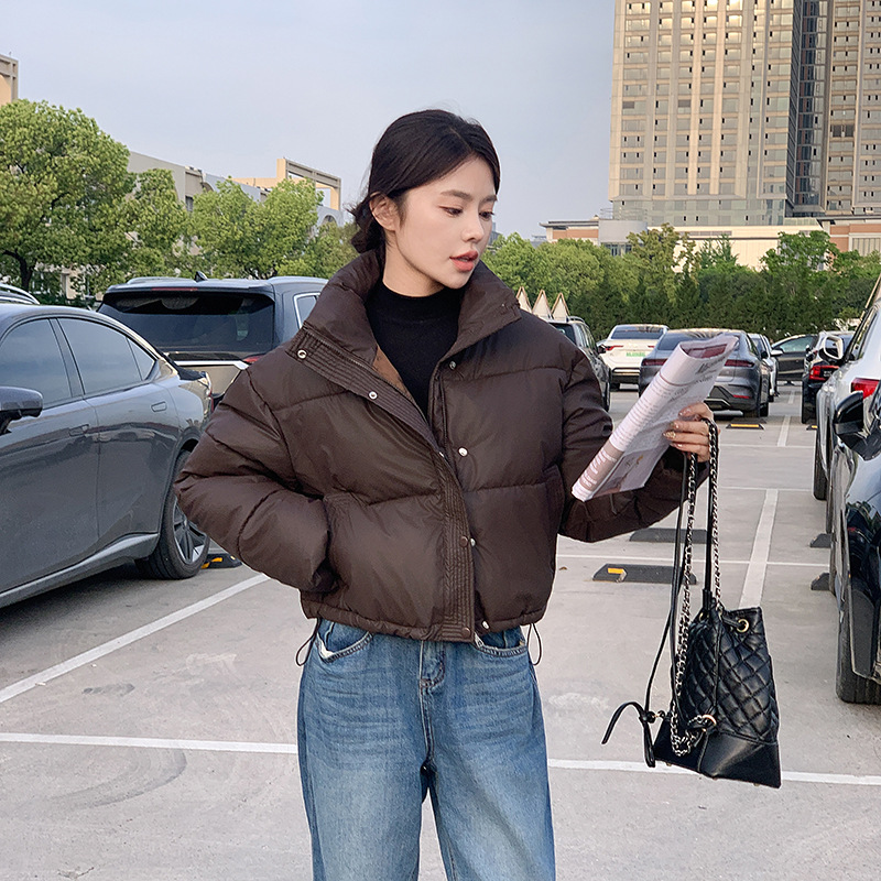 Veste matelassurera zippée à c - Women'S Fashion Quilted Jacket avis et prix