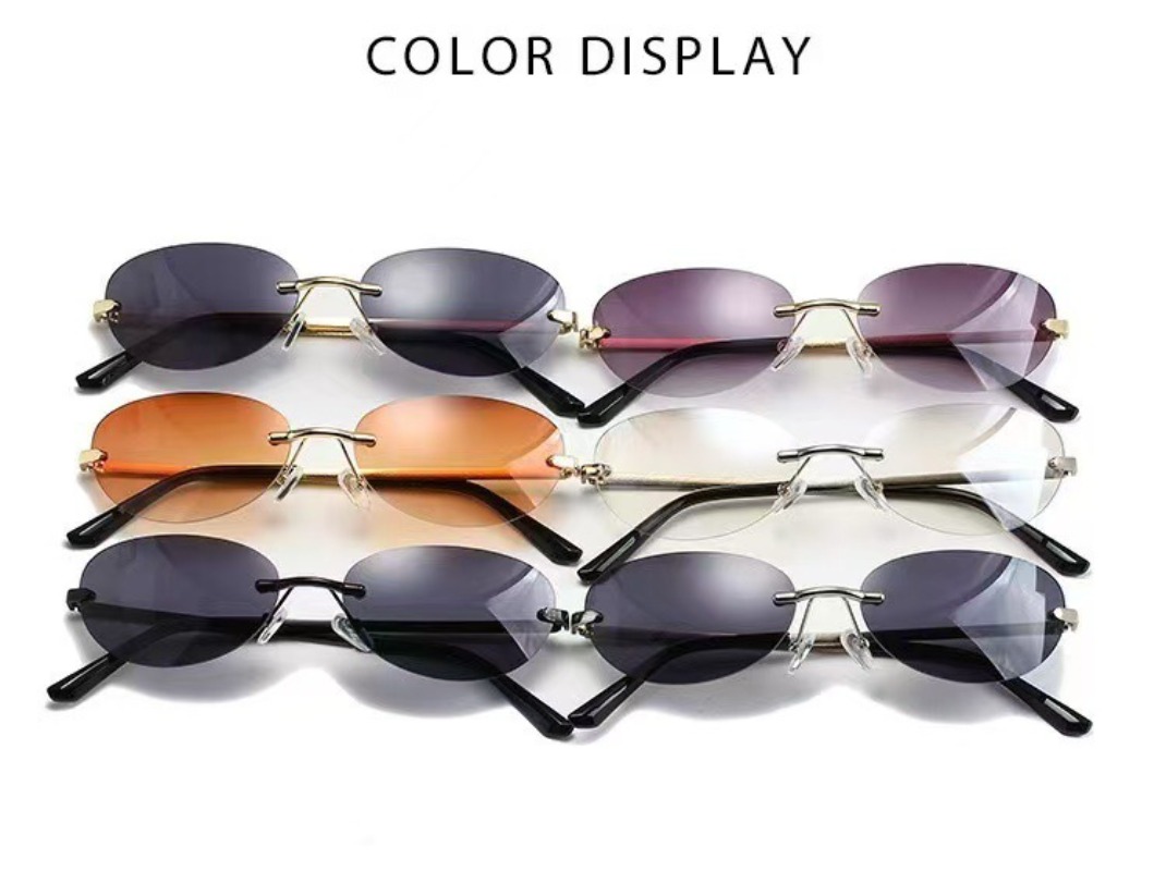 Lunettes de soleil ovales sans - Women'S Fashion Eyeglasses avis et prix