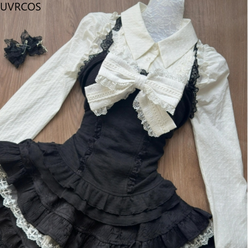 Ensemble 3 pièces Style Lolita - Women'S Y2K Fashion Aesthetic avis et prix