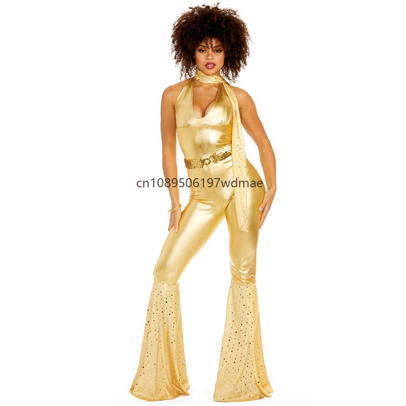 Costume rétro disco des années - Women'S Fashion Of The 70S avis et prix