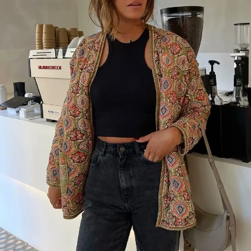 Nouvelle Veste Matelassée Femm - Women'S Fashion Quilted Jacket avis et prix