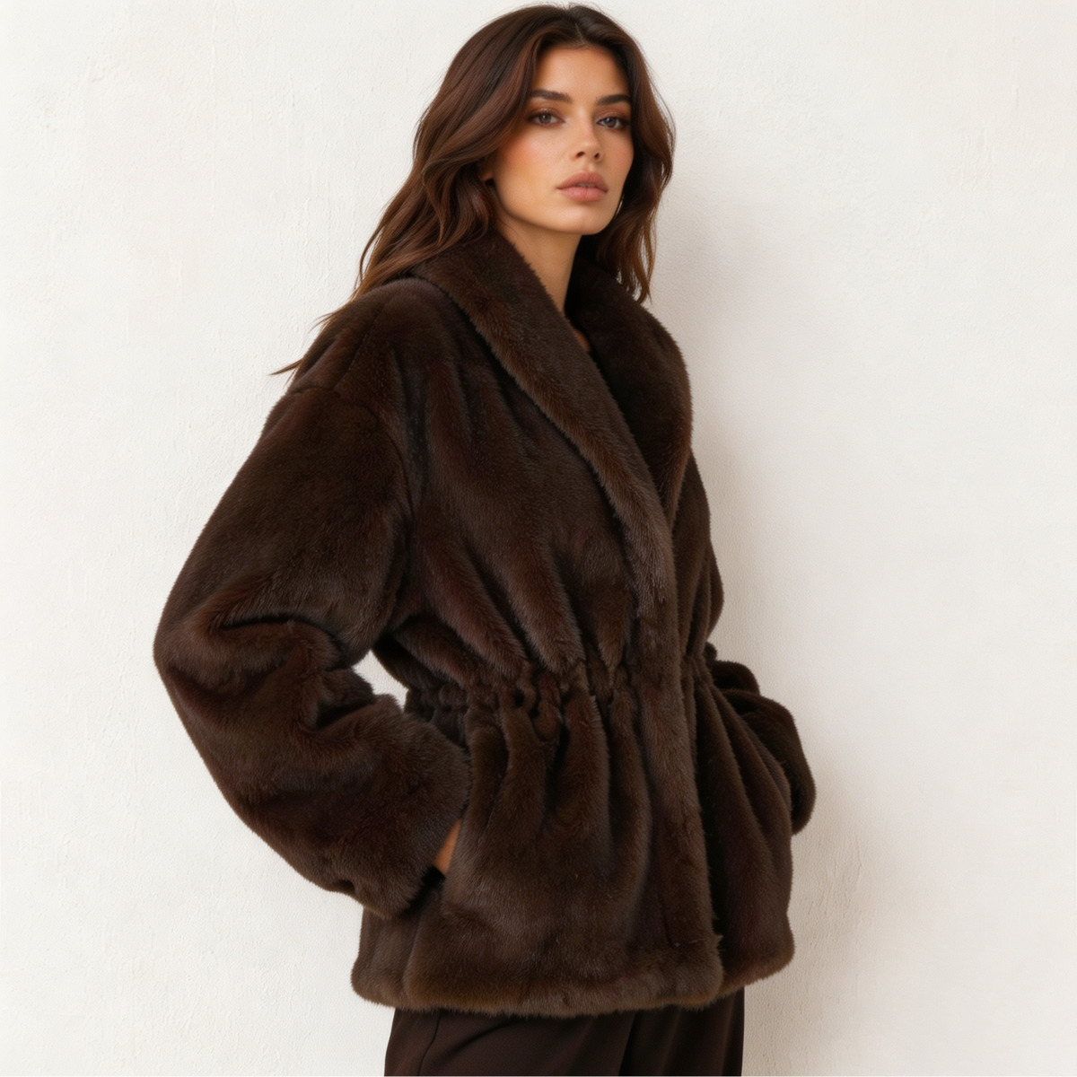 Manteau court matelassé en fau - Women'S Fashion Quilted Jacket avis et prix