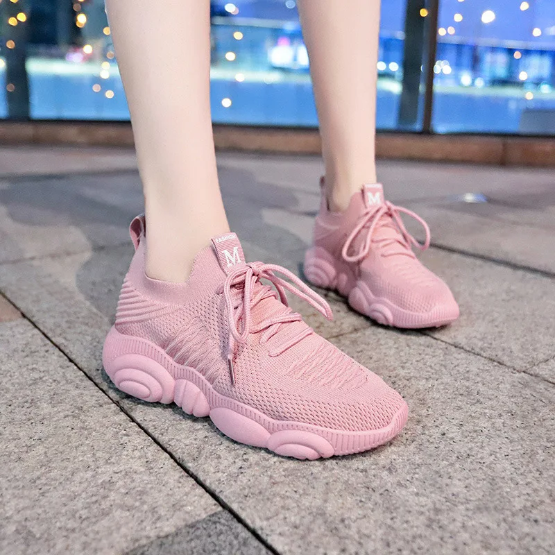 Baskets jaunes respirantes à p - Women'S Yellow Fashion Sneakers avis et prix