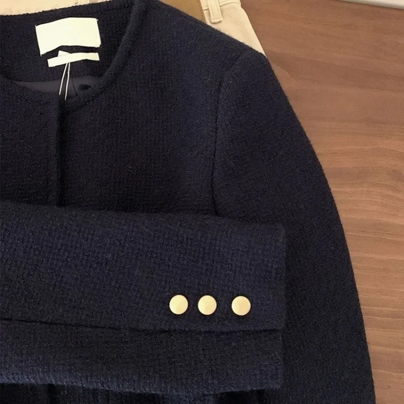 Veste en Tweed Bleu Violi de S - Women'S Fashion Quilted Jacket avis et prix