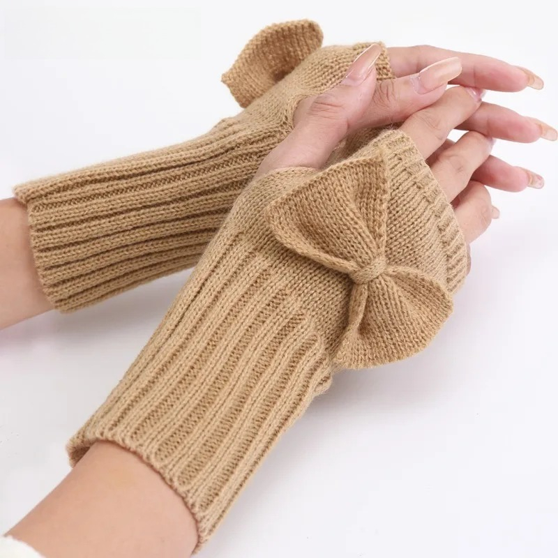Gants sans doigts en tricot av - Women'S Fashion Gloves avis et prix