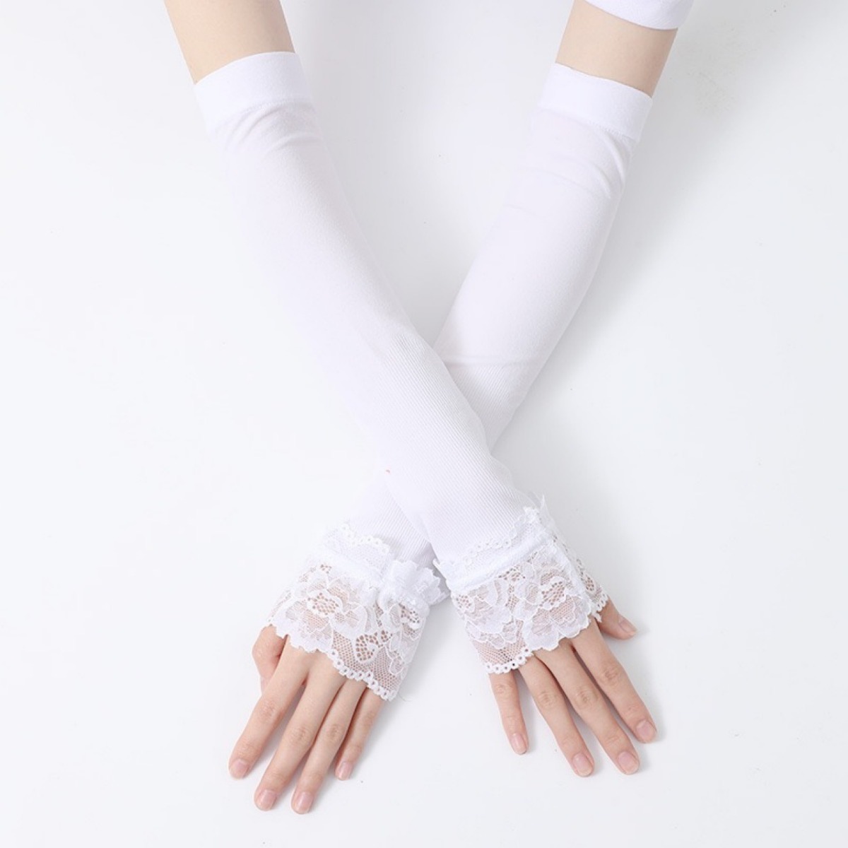 Manchettes longues élastiques  - Women'S Fashion Gloves avis et prix