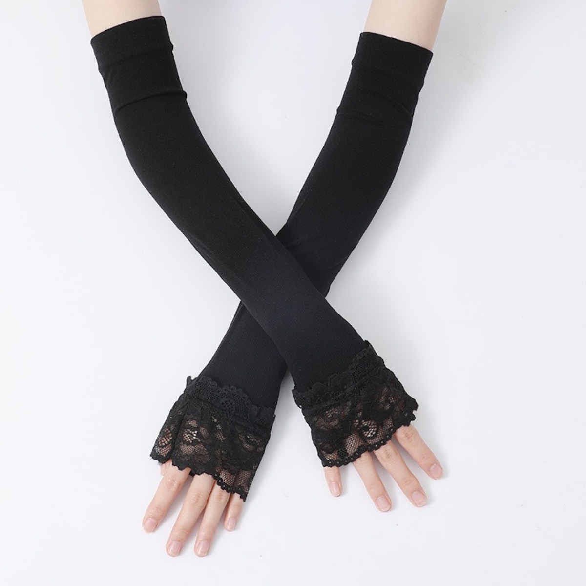 Manchettes longues élastiques  - Women'S Fashion Gloves avis et prix