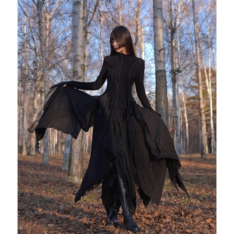 Jupe longue en dentelle rétro, - A-Line Skirt Midi avis et prix
