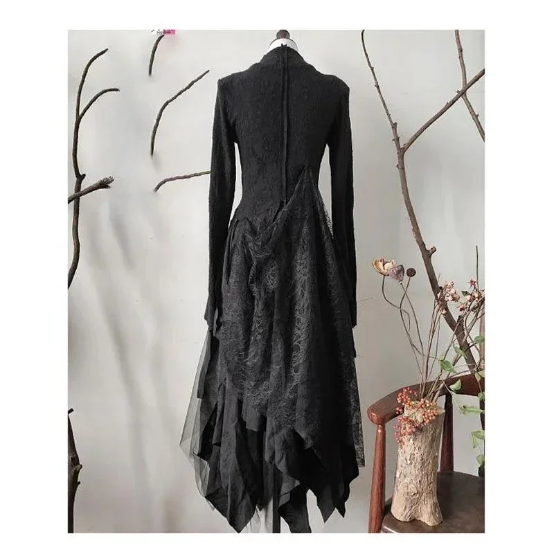 Jupe longue en dentelle rétro, - A-Line Skirt Midi avis et prix