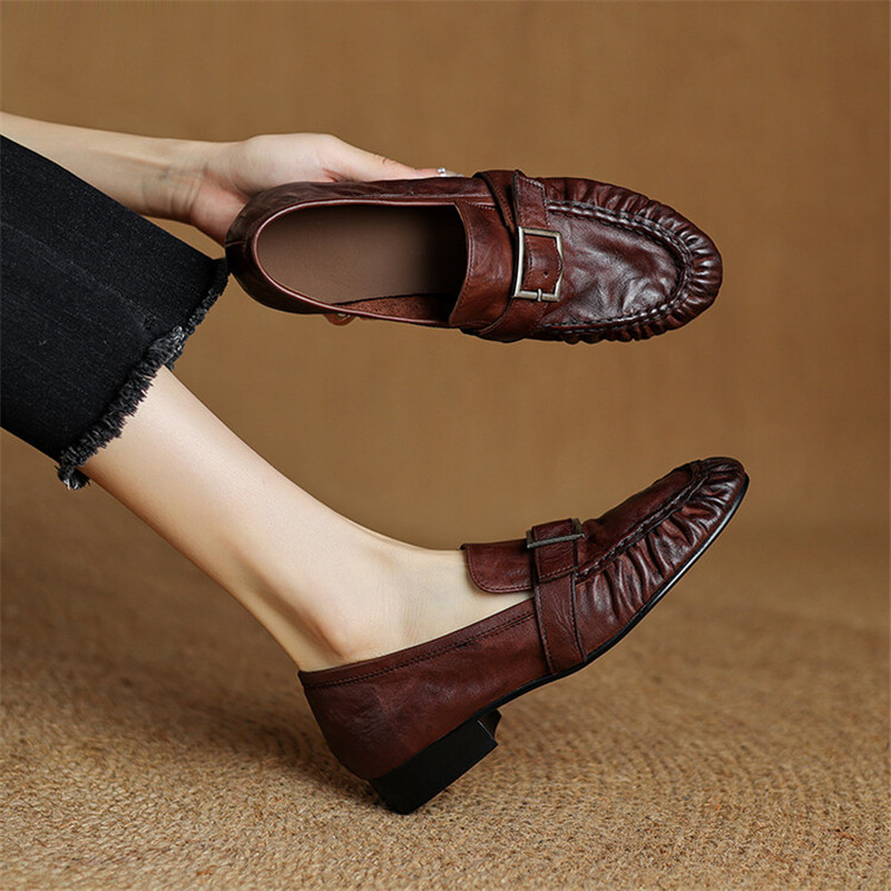Escarpins en cuir véritable po - Women Fashion Store avis et prix