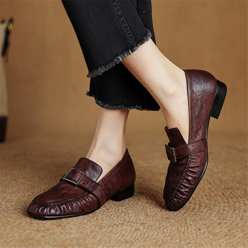 Escarpins en cuir véritable po - Women Fashion Store avis et prix