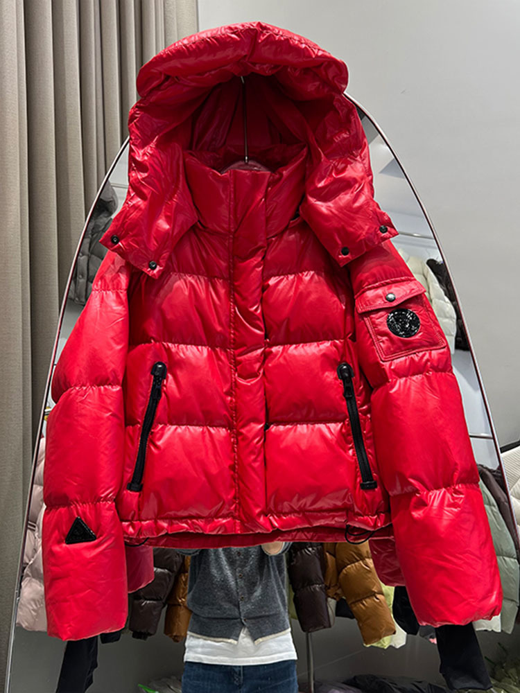 Manteau à capuche en duvet de  - Women'S Fashion Quilted Jacket avis et prix