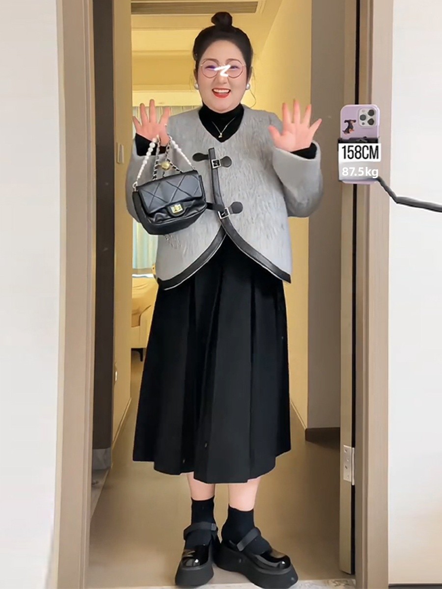 Jupe midi plissée taille haute - A-Line Skirt Midi avis et prix